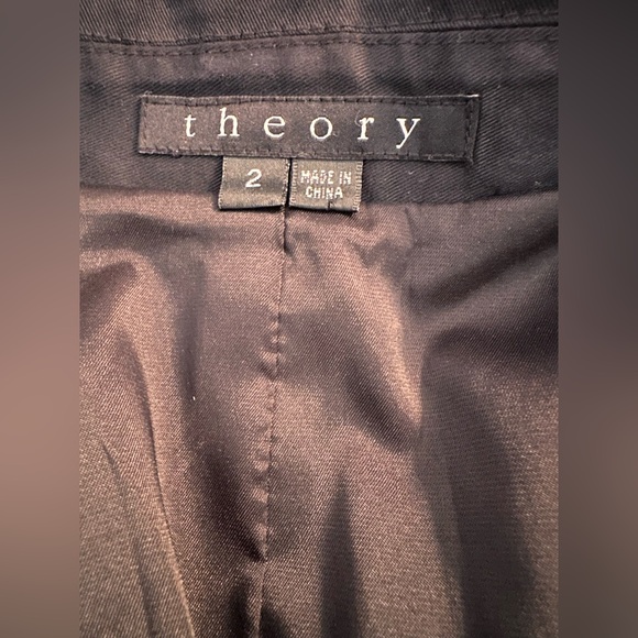 LADIES THEORY VINTAGE BLACK RILLEO BLAZER JACKET - SIZE 2 - Picture 7 of 9